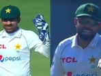 Babar and Sarfaraz had a hilarious moment on the field Babar and Sarfaraz had a hilarious moment on the field