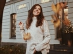 Turtleneck sweaters make for a great sartorial option if you want to glam up.