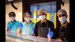 Eateries in Bengaluru are prepped in the face of the recent covid-19 surge Eateries in Bengaluru are prepped in the face of the recent covid-19 surge