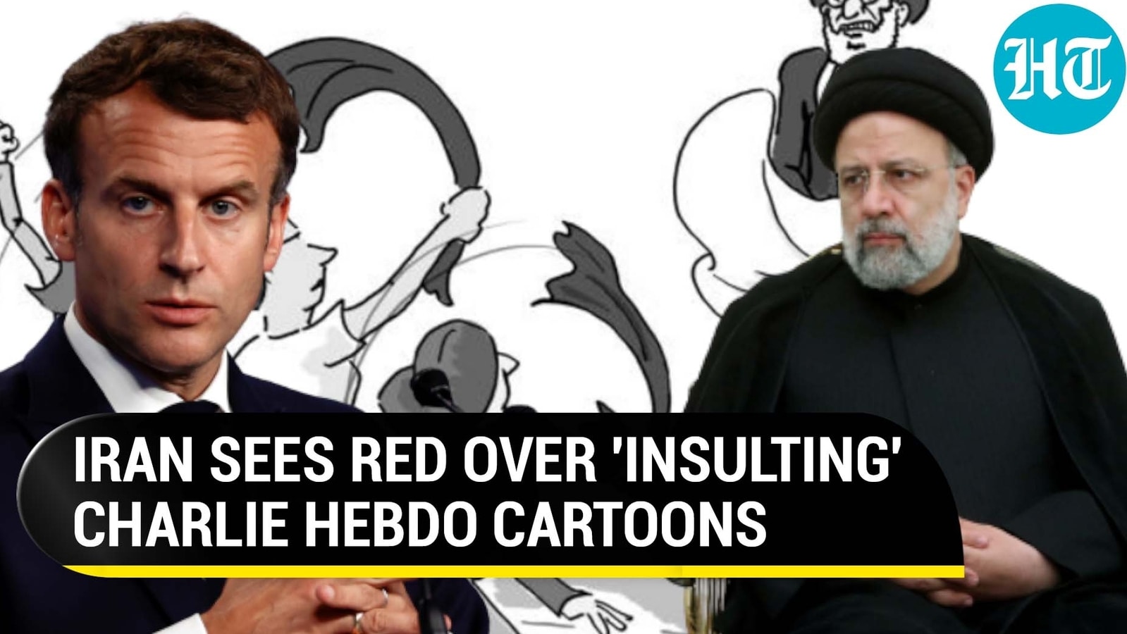 Iran threatens France over Charlie Hebdo's 'offensive' cartoons of Khamenei  | Hijab Stir | Hindustan Times