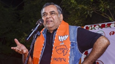 Actor and former BJP MP Paresh Rawal addresses an election campaign rally for the Gujarat Assembly elections in Surat. (PTI Photo) Actor and former BJP MP Paresh Rawal addresses an election campaign rally for the Gujarat Assembly elections in Surat. (PTI Photo)