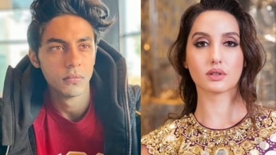 Aryan Khan and Nora Fatehi were recently spotted at a party in Dubai.