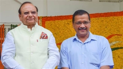 Delhi lieutenant governor (L-G) VK Saxena and CM Arvind Kejriwal, (File) Delhi lieutenant governor (L-G) VK Saxena and CM Arvind Kejriwal, (File)