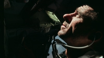 Walter Cunningham Dies: Astronaut Walter Cunningham, Apollo 7 lunar module pilot, is photographed during the Apollo 7 mission. (Reuters File)