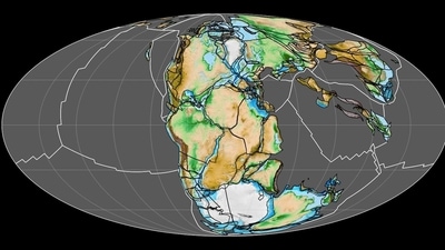 We know that Pangea started breaking up around 175 million years ago, ultimately giving rise to the continents that we have today. (Wikimedia Commons)