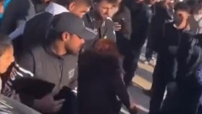 Iraqi Girl Attacked: An Iraqi girl was swarmed and attacked by male mob. (Twitter)