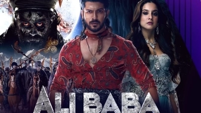 A poster of Alibaba Dastaan-E-Kabul.