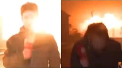 Russia-Ukraine War: The incident was captured on live television. Russia-Ukraine War: The incident was captured on live television.