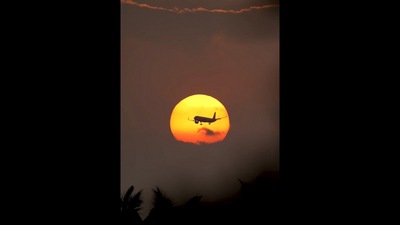 Sunset in Bengaluru that has caught the attention of many. (Twitter/@AudiPhotography)