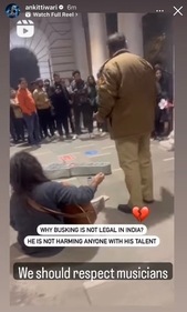 Singer Ankit Tiwari also posted the clip on his Instagram Story. Singer Ankit Tiwari also posted the clip on his Instagram Story.