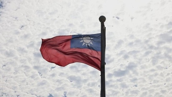 China-Taiwan Conflict: A Taiwan flag flutters in the wind in Taoyuan, Taiwan. (Reuters)