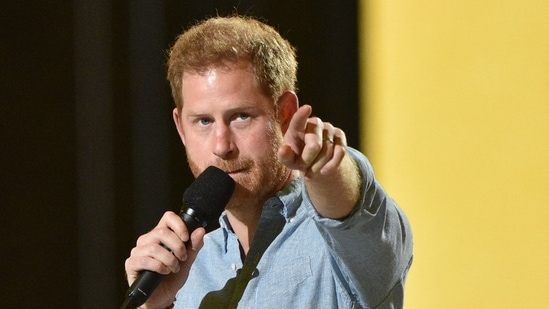 Prince Harry Memoir Spare Leaked: Prince Harry is seen.(AFP)