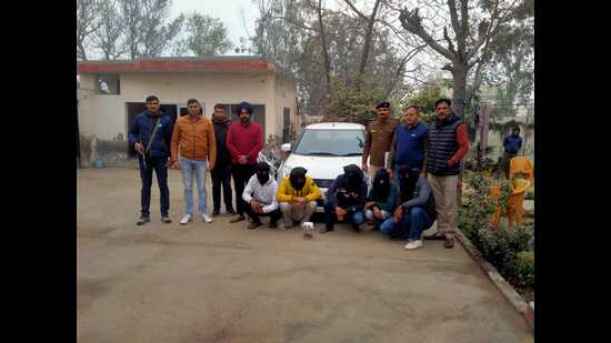 Five members of Goldy Brar-Bishnoi gang held in Ambala