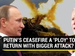 PUTIN'S CEASEFIRE A 'PLOY' TO RETURN WITH BIGGER ATTACK?