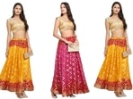 You can style your look in Banarasi skirts in many ways.