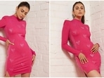 Actor Rakul Preet Singh has kickstarted the promotions of her upcoming film Chhatriwali, and her style game is already creating quite the buzz. Rakul's latest promotional photoshoot backs our statement. The star slipped into a hot pink mini dress featuring heart embellishments to attend an event for her upcoming film and looked glamorous as ever. She embraced the hottest colour of 2022 for the occasion, proving the shade is here to stay. Keep scrolling to check out all the pictures and steal some styling tips from Rakul. (Instagram)