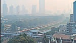 Mumbai, India - January 05, 2023: An aerial view of Mumbai skyline engulfed in hazy weather, at Parel, in Mumbai, India, on Thursday, January 05, 2023. (Photo by Satish Bate/ Hindustan Times) (Satish Bate/HT PHOTO) Mumbai, India - January 05, 2023: An aerial view of Mumbai skyline engulfed in hazy weather, at Parel, in Mumbai, India, on Thursday, January 05, 2023. (Photo by Satish Bate/ Hindustan Times) (Satish Bate/HT PHOTO)