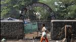 Mumbai, India - January 05, 2023: BMC serves notice to take possession of part of the premises of St. Peters Church Seaside Cemetery and Bandra Jewish Cemetery lying within the regular line of the public street off Kadeshwari Mata Mandir Road, near Mount Mary Church, Bandra (West), in Mumbai, India, on Thursday, January 05, 2023. (Photo by Satish Bate/ Hindustan Times) (Satish Bate/HT PHOTO) Mumbai, India - January 05, 2023: BMC serves notice to take possession of part of the premises of St. Peters Church Seaside Cemetery and Bandra Jewish Cemetery lying within the regular line of the public street off Kadeshwari Mata Mandir Road, near Mount Mary Church, Bandra (West), in Mumbai, India, on Thursday, January 05, 2023. (Photo by Satish Bate/ Hindustan Times) (Satish Bate/HT PHOTO)