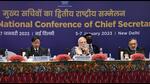 Prime Minister Narendra Modi chairs the national conference of Chief Secretaries, in New Delhi on Friday. (ANI) Prime Minister Narendra Modi chairs the national conference of Chief Secretaries, in New Delhi on Friday. (ANI)