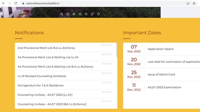 AILET 2023 Provisional Merit list out for BA LLB, LLM programmes AILET 2023 Provisional Merit list out for BA LLB, LLM programmes
