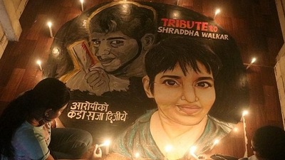 Aaftab Poonawala, 28, has been accused of killing his girlfriend Shraddha Walkar, 27, at their flat in south Delhi’s Chhatarpur Pahadi on May 18 this year. (ANI)