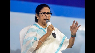 Bengal CM Mamata Banerjee accuses the Centre of sending officials to check on “trivial matters” while stopping the state funds for welfare schemes (PTI) Bengal CM Mamata Banerjee accuses the Centre of sending officials to check on “trivial matters” while stopping the state funds for welfare schemes (PTI)