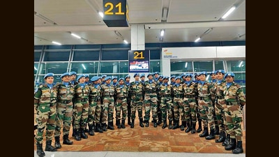 India is set to deploy a platoon of Women Peacekeepers in Sudan's Abyei region as part of the UNISFA. (Indian Army Twitter) India is set to deploy a platoon of Women Peacekeepers in Sudan's Abyei region as part of the UNISFA. (Indian Army Twitter)
