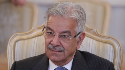 Pakistan Defence Minister's Bizarre Comment: Khawaja Asif is seen. (Reuters)