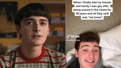 Noah Schnapp comes out as gay on TikTok. He plays Will Byers in Stranger Things. Noah Schnapp comes out as gay on TikTok. He plays Will Byers in Stranger Things.