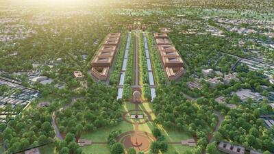 The proposed buildings near the new Parliament building as part of the Central Vista redevelopment project, will be built where the Transport Bhawan and the Shram Shakti Bhawan are currently located.