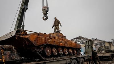 The marquee items in the package are the Bradleys, which come with 500 TOW anti-tank missiles and 250,000 rounds of ammunition for their 25mm autocannons. (REUTERS)