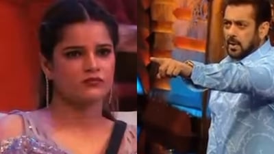 Salman Khan reacts to Archana Gautam for her recent argument with MC Stan. Salman Khan reacts to Archana Gautam for her recent argument with MC Stan.