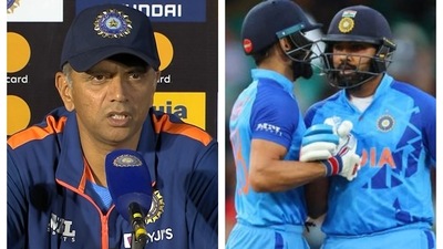 Rahul Dravid, Virat Kohli and Rohit Sharma Rahul Dravid, Virat Kohli and Rohit Sharma
