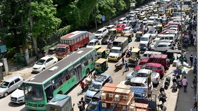 Bengaluru traffic police have issued an advisory to divert traffic from a stretch of the Kanakapura main road on Friday. ((PTI image/For representation)) Bengaluru traffic police have issued an advisory to divert traffic from a stretch of the Kanakapura main road on Friday. ((PTI image/For representation))