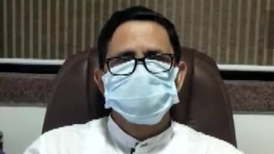 Shyam Mishra, father of Shankar Mishra. (ANI)