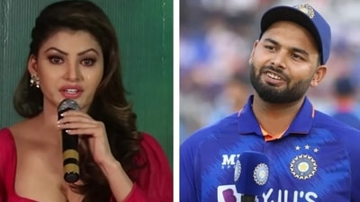 Actress Urvashi Rautela; India cricketer Rishabh Pant (file photo) Actress Urvashi Rautela; India cricketer Rishabh Pant (file photo)