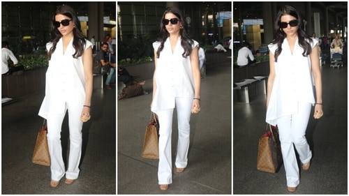 Samantha Ruth Prabhu serves an all-white airport look. (HT Photo/Varinder Chawla) Samantha Ruth Prabhu serves an all-white airport look. (HT Photo/Varinder Chawla)