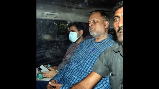 AAP legislator and Delhi minister Satyendar Jain. (File)