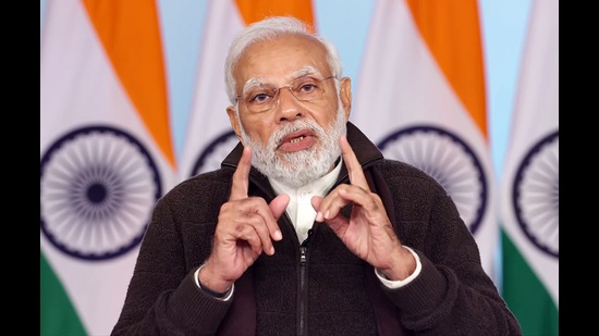 Addressing the All India Annual State Ministers’ Conference on Water virtually in Bhopal, the Prime Minister said attempts by governments alone cannot make any programme successful, (ANI) Addressing the All India Annual State Ministers’ Conference on Water virtually in Bhopal, the Prime Minister said attempts by governments alone cannot make any programme successful, (ANI)