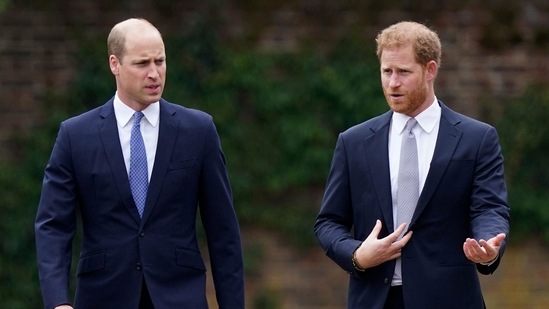 Prince Harry Memoir Spare Leaked: Britain's Prince William and Prince Harry are seen.(AP)