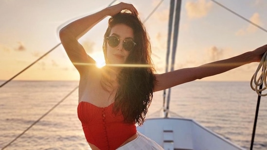In July 2022, she posted pictures from Katrina Kaif's birthday trip to Maldives. In her caption she wrote, "Going to mentally be here for a while."