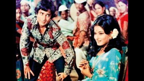 With co-star Shashi Kapoor With co-star Shashi Kapoor