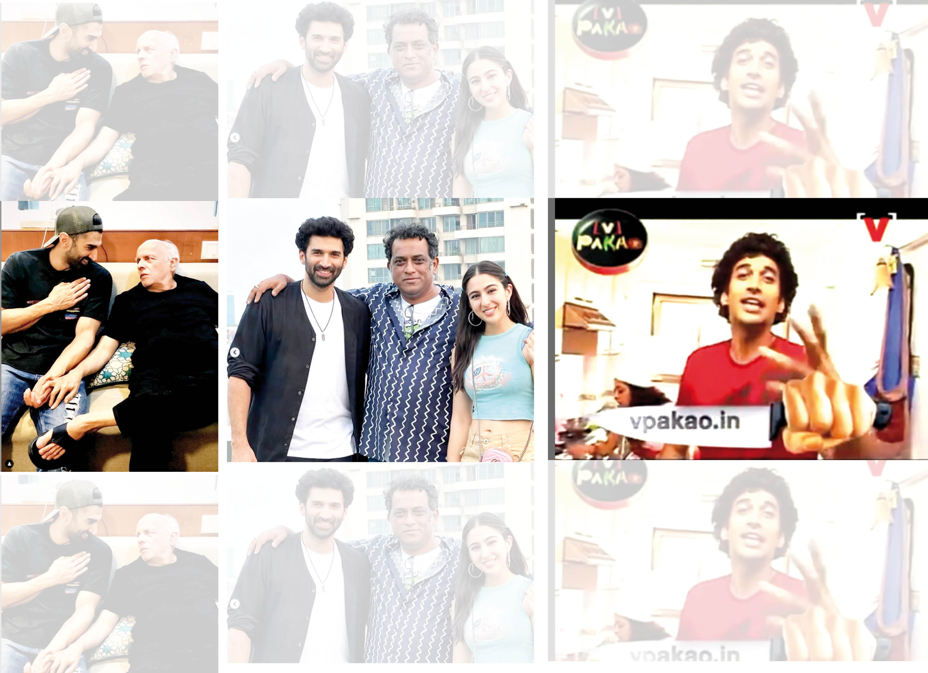 (Left to right) Aditya with filmmaker Mahesh Bhatt—the two worked together on the film Sadak 2; Aditya has started shooting for Metro: In Dino with director Anurag Basu and actor Sara Ali Khan; during his days as a VJ for Channel V (Left to right) Aditya with filmmaker Mahesh Bhatt—the two worked together on the film Sadak 2; Aditya has started shooting for Metro: In Dino with director Anurag Basu and actor Sara Ali Khan; during his days as a VJ for Channel V