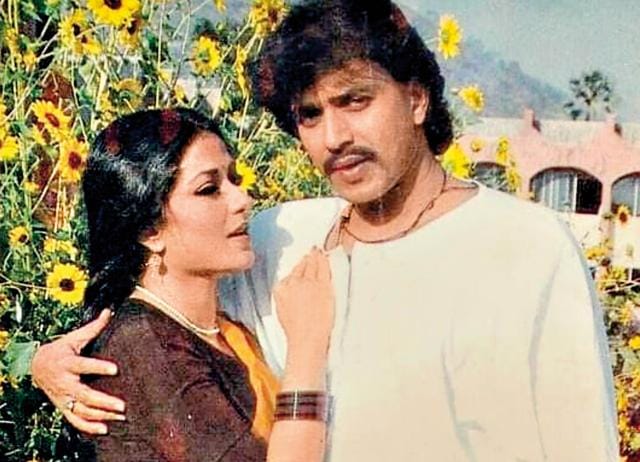 With co-star Mithun Chakraborty With co-star Mithun Chakraborty