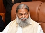 Haryana minister Anil Vij said the incident took place when he had taken a halt on the KMP Expressway. (HT) Haryana minister Anil Vij said the incident took place when he had taken a halt on the KMP Expressway. (HT)