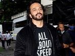 Rohit Shetty injured himself during the shooting of the Indian Police Force in Hyderabad. Rohit Shetty injured himself during the shooting of the Indian Police Force in Hyderabad.