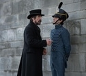Actors Christian Bale and Harry Melling in a still from Netflix's The Pale Blue Eye. Actors Christian Bale and Harry Melling in a still from Netflix's The Pale Blue Eye.