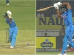 Rahul Tripathi smashes a stunning six Rahul Tripathi smashes a stunning six