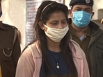 Photo from Nidhi's arrest in 2020 in a drug smuggling case.