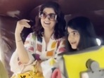 Twinkle Khanna and her daughter Nitara took an auto ride in Mumbai. Twinkle Khanna and her daughter Nitara took an auto ride in Mumbai.